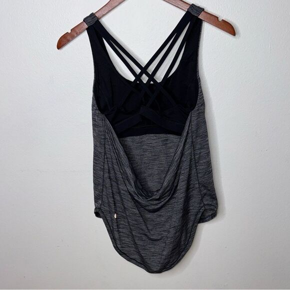 Lululemon Wild Tank Heathered Black / Black Size 6 - Picture 6 of 7